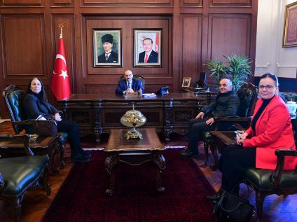 Sayın Valimiz İsmail USTAOĞLU'na Makamında Ziyaret