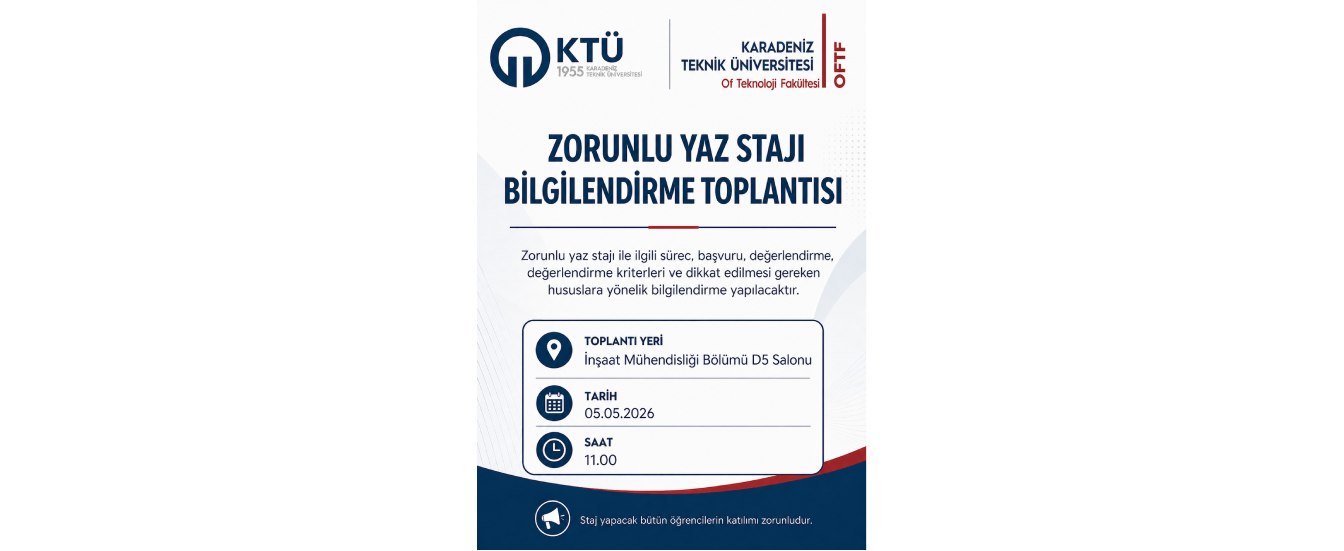 Yaz Stajı