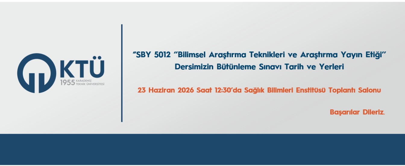 5012 ders bütünleme sınavı