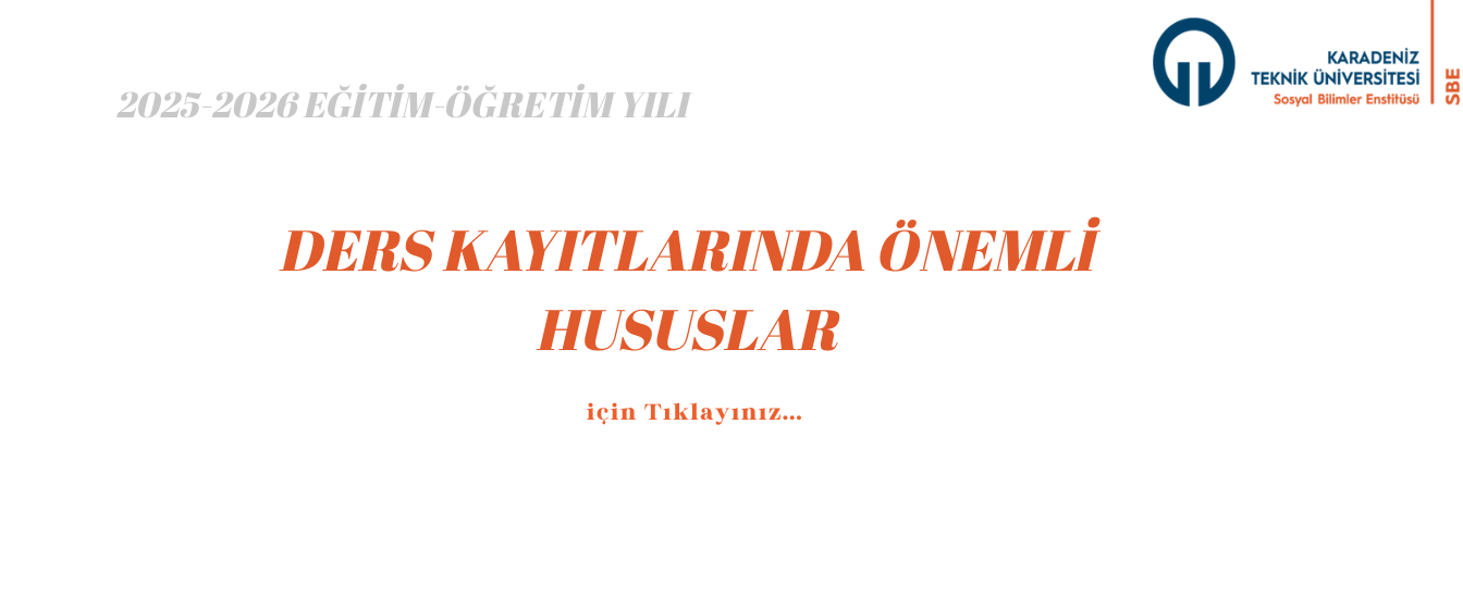 Ders Kayıtlarında Önemli Hususlar