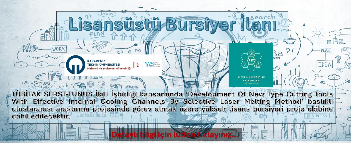Yüksek Lisans Bursiyeri Alım İlanı